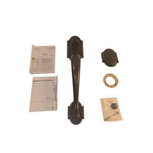 Kwikset 802AUH LIP 11P Dummy Handleset 49482-001 Bronze Door Handle Set